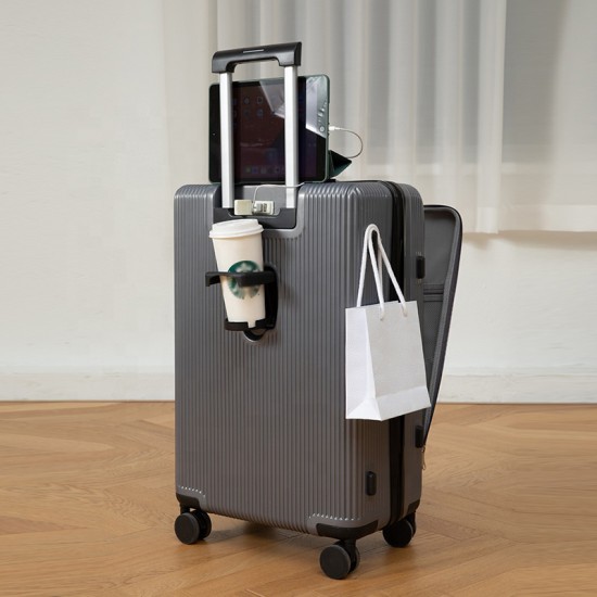 ABS+PC Material Trolley Suitcase Sturdy Anti-collision Corner Set for Men and Women Multifunctional Luggage Bag