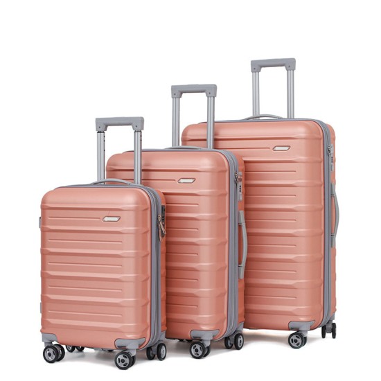 Trolley case luggage travel bags and hard suitcase ABS carry on luggage 3pcs set travel luggage