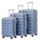 Trolley case luggage travel bags and hard suitcase ABS carry on luggage 3pcs set travel luggage