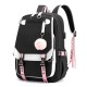 School Backpack College Bookbag Lunch Bag Casual Travel Bags for Teen Girls and Boys with USB Charging