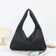 New Women soft Weave Braided PU Leather Hand Bags Women's Shoulder Zipper Woven Leather Bag