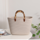 Wholesale New Shoulder Bags Tote Bag Mexico French Basket Straw Weave Beach Bags Women Striped Large Capacity Handbags