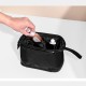 Business Hiking Toiletry Bag Small Nylon Dopp Kit Lightweight Shaving Bag for Kids Men and Women