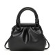 new arrival women's bag fashion fold cloud bag single shoulder crossbody bag solid color clutch handbag