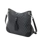 and America retro messenger bag should strap camo check large capacity fashion women pu leather brand printing bucket bag