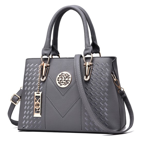 2023 New PU Leather Fashion Trend Ladies Handbag Zipper Large Capacity Casual And Comfortable Shoulder Crossbody Bag