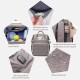 Diaper Mommy Bag Fashion Waterproof 3 in 1 Foldable Baby Bed Backpack