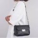 Textured Chain Messenger Bags Leather Purse And Handbags Shoulder Bag Korean Version Women's Mobile Phone Zero Wallet