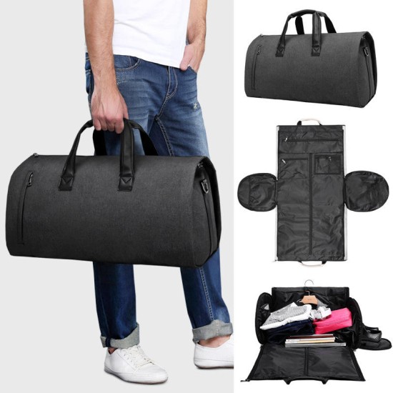 in 1 Hanging Suitcase Suit Travel Bags Convertible Garment Bag with Shoulder Strap Carry on Garment Duffel Bag Organizer