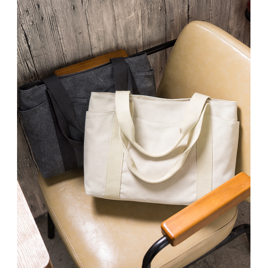 New Canvas Shoulder bag Large Capacity Leisure Bag Canvas Shopping Bags Women Handbags for Women