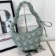 Summer Ladies Down Shoulder Bag Puff Crossbody Bags Quilted Purse Pleated Lightweight Cloud Bag Women Padded Handbags