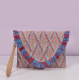 Ethnic Woven Straw Shoulder Bags Women Purse Envelope Bag Beach Crossbody Bags Ladies Clutches Purse with Tassel