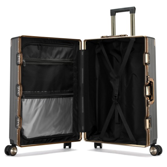 ABS Traveling Suit Case Trolley Luggage Bag Suitcase Carry On Travel Trolley Case