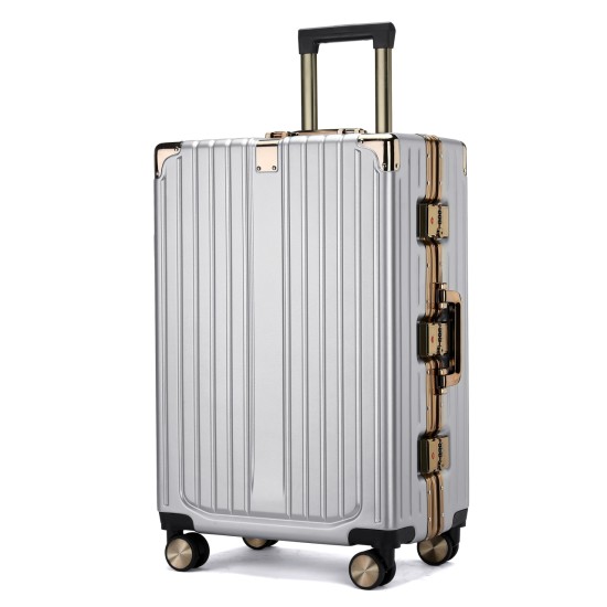 ABS Traveling Suit Case Trolley Luggage Bag Suitcase Carry On Travel Trolley Case