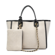 new designer fashion 2 pcs handbags sets shoulder crossbody casual trending simple hand bags women tote bag Canvas bag