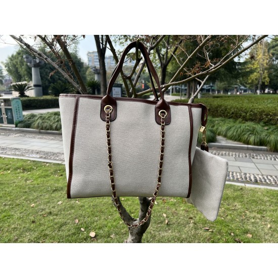 new designer fashion 2 pcs handbags sets shoulder crossbody casual trending simple hand bags women tote bag Canvas bag