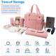 INS Style Portable Changing Pad Quilted Outdoor Travel Baby Diaper Bag Large Capacity Mommy Bag