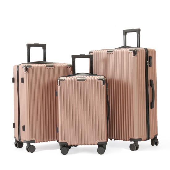 Design hot sale suitcase   logo Abs Trolley Luggages large capacity hard shell luggage bags travel